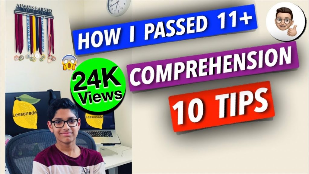 How to pass 11+ exam  my experience on 10 COMPREHENSION TIPS 11 plus exam tips | Lessonade